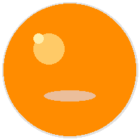 orange bubble